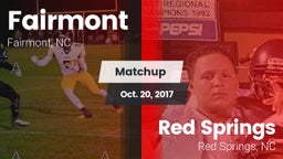 Matchup: Fairmont  vs. Red Springs  2017