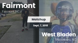 Matchup: Fairmont  vs. West Bladen  2018