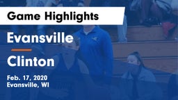 Evansville  vs Clinton  Game Highlights - Feb. 17, 2020