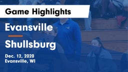 Evansville  vs Shullsburg  Game Highlights - Dec. 12, 2020