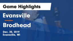 Evansville  vs Brodhead Game Highlights - Dec. 20, 2019