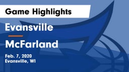 Evansville  vs McFarland  Game Highlights - Feb. 7, 2020