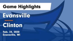 Evansville  vs Clinton  Game Highlights - Feb. 24, 2020