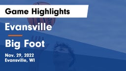 Evansville  vs Big Foot  Game Highlights - Nov. 29, 2022