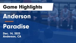 Anderson  vs Paradise  Game Highlights - Dec. 14, 2023