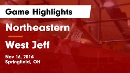 Northeastern  vs West Jeff Game Highlights - Nov 16, 2016
