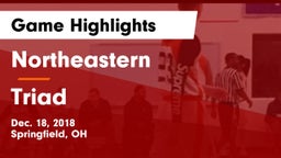 Northeastern  vs Triad  Game Highlights - Dec. 18, 2018
