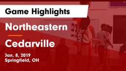 Northeastern  vs Cedarville  Game Highlights - Jan. 8, 2019