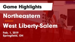 Northeastern  vs West Liberty-Salem  Game Highlights - Feb. 1, 2019