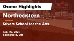 Northeastern  vs Stivers School for the Arts  Game Highlights - Feb. 20, 2024