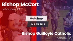 Matchup: Bishop McCort High vs. Bishop Guilfoyle Catholic  2019