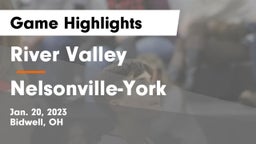 River Valley  vs Nelsonville-York  Game Highlights - Jan. 20, 2023
