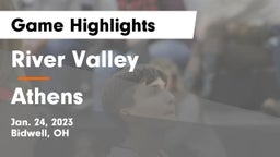 River Valley  vs Athens  Game Highlights - Jan. 24, 2023