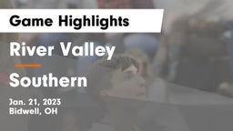 River Valley  vs Southern  Game Highlights - Jan. 21, 2023