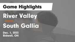 River Valley  vs South Gallia Game Highlights - Dec. 1, 2023