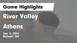 River Valley  vs Athens  Game Highlights - Jan. 5, 2024