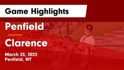 Penfield  vs Clarence  Game Highlights - March 23, 2022