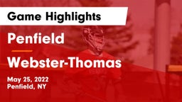 Penfield  vs Webster-Thomas  Game Highlights - May 25, 2022