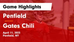 Penfield  vs Gates Chili  Game Highlights - April 11, 2023