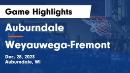 Auburndale  vs Weyauwega-Fremont  Game Highlights - Dec. 28, 2023
