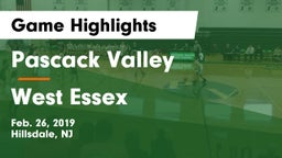 Pascack Valley  vs West Essex Game Highlights - Feb. 26, 2019