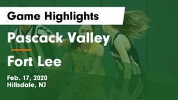 Pascack Valley  vs Fort Lee  Game Highlights - Feb. 17, 2020