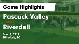 Pascack Valley  vs Riverdell Game Highlights - Jan. 8, 2019
