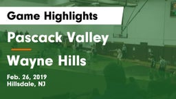 Pascack Valley  vs Wayne Hills Game Highlights - Feb. 26, 2019