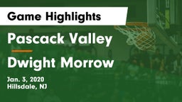 Pascack Valley  vs Dwight Morrow Game Highlights - Jan. 3, 2020
