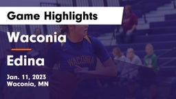 Waconia  vs Edina  Game Highlights - Jan. 11, 2023
