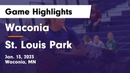 Waconia  vs St. Louis Park  Game Highlights - Jan. 13, 2023