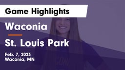Waconia  vs St. Louis Park  Game Highlights - Feb. 7, 2023