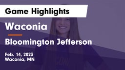Waconia  vs Bloomington Jefferson  Game Highlights - Feb. 14, 2023