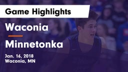 Waconia  vs Minnetonka  Game Highlights - Jan. 16, 2018