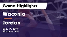 Waconia  vs Jordan  Game Highlights - Dec. 17, 2019