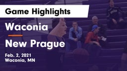 Waconia  vs New Prague  Game Highlights - Feb. 2, 2021