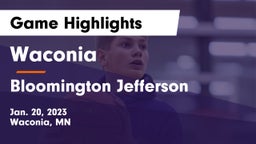 Waconia  vs Bloomington Jefferson  Game Highlights - Jan. 20, 2023