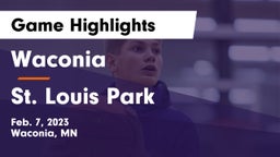 Waconia  vs St. Louis Park  Game Highlights - Feb. 7, 2023