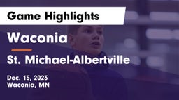 Waconia  vs St. Michael-Albertville  Game Highlights - Dec. 15, 2023