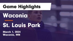 Waconia  vs St. Louis Park  Game Highlights - March 1, 2024