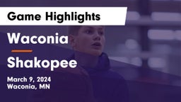 Waconia  vs Shakopee  Game Highlights - March 9, 2024