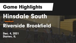 Hinsdale South  vs Riverside Brookfield  Game Highlights - Dec. 4, 2021