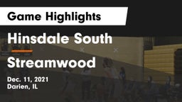Hinsdale South  vs Streamwood  Game Highlights - Dec. 11, 2021