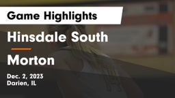 Hinsdale South  vs Morton  Game Highlights - Dec. 2, 2023