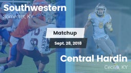 Matchup: Southwestern High vs. Central Hardin  2018
