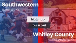 Matchup: Southwestern High vs. Whitley County  2019