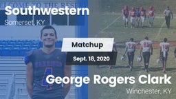 Matchup: Southwestern High vs. George Rogers Clark  2020