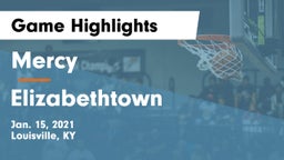 Mercy  vs Elizabethtown  Game Highlights - Jan. 15, 2021