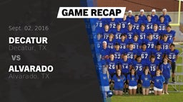 Recap: Decatur  vs. Alvarado  2016