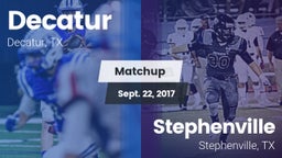 Matchup: Decatur  vs. Stephenville  2017